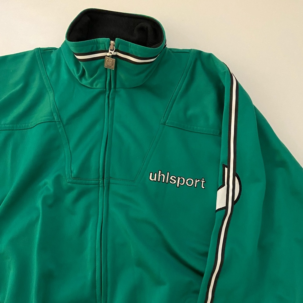 Uhlsport Men’s Green Zip-Up